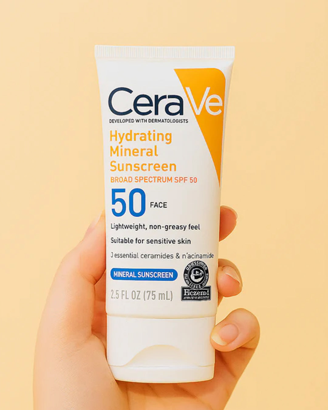CeraVe Hydrating Mineral Sunscreen Face Lotion SPF 50