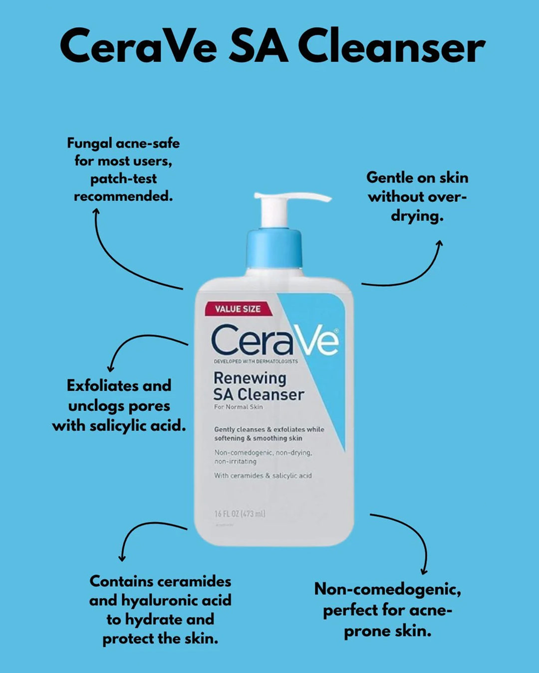 CeraVe Renewing SA Cleanser | 237ml