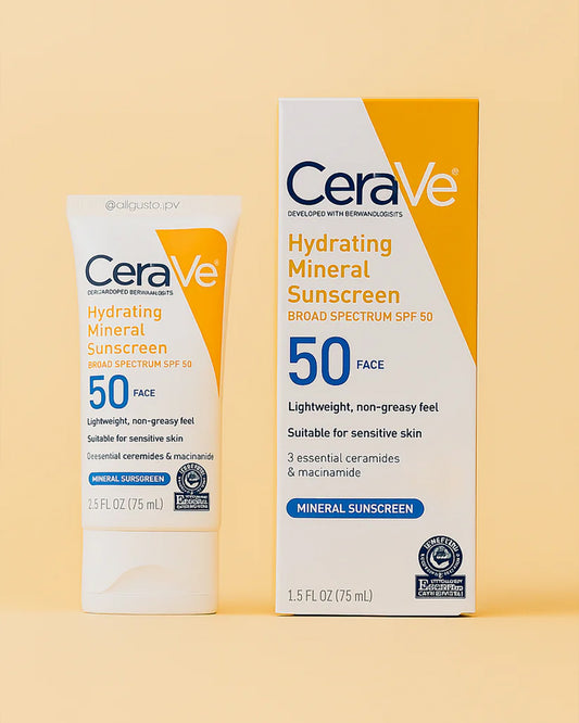CeraVe Hydrating Mineral Sunscreen Face Lotion SPF 50