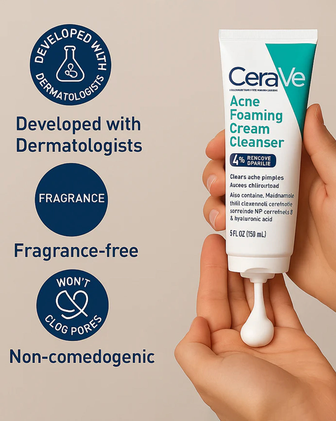 CeraVe 4-in-1 Skincare Kit | Cleanser, Serum, Night Cream & Sunscreen