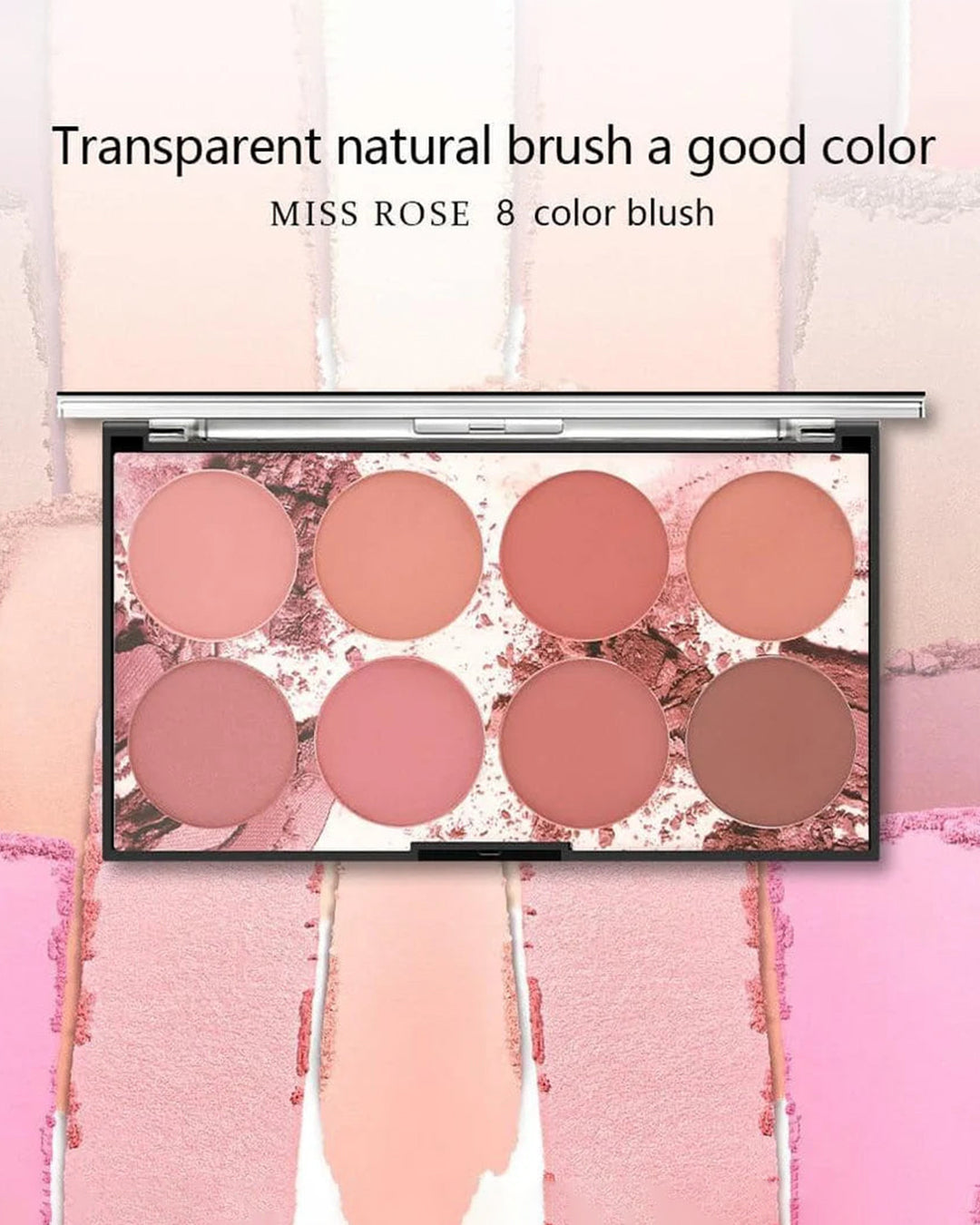 MISS ROSE 8 colours Blush Palette